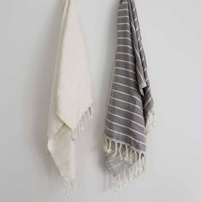 Striped Bamboo Hand Towel by POKOLOKO