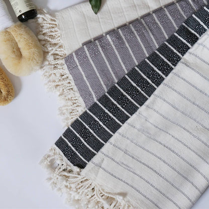 Striped Bamboo Towel by POKOLOKO