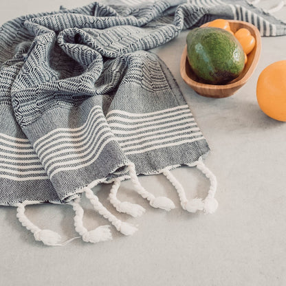 Textured Hand Towel by POKOLOKO