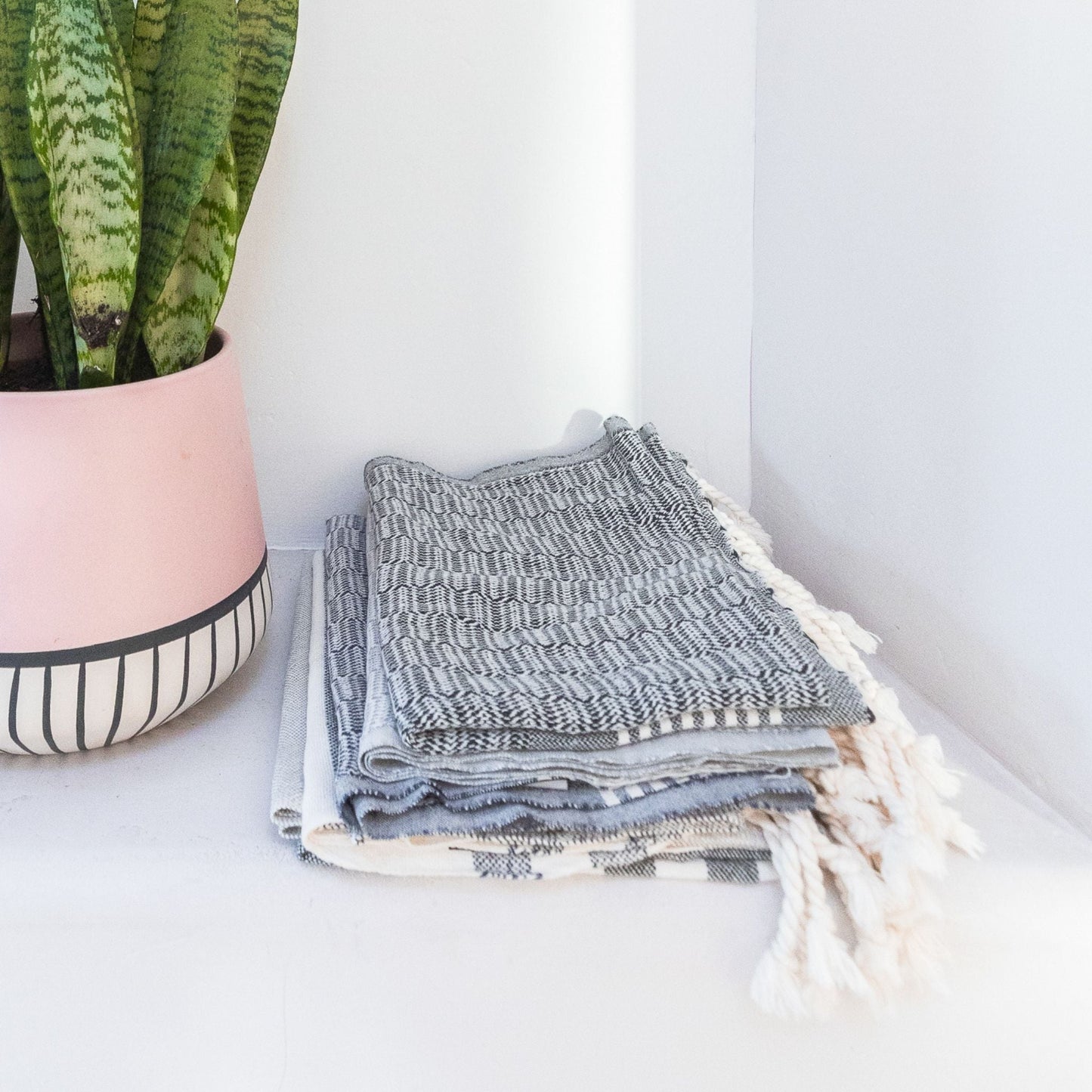 Textured Hand Towel by POKOLOKO