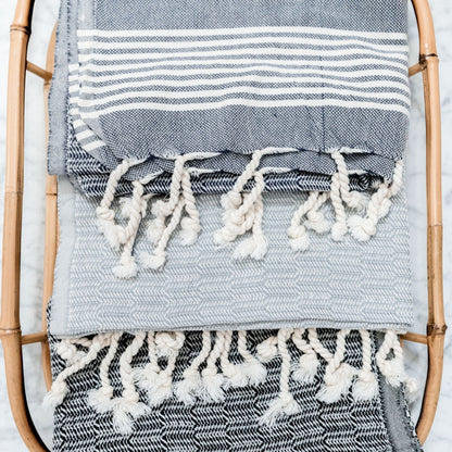 Textured Hand Towel by POKOLOKO