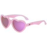 Frosted Pink Heart | Purple Polarized Mirrored Lenses