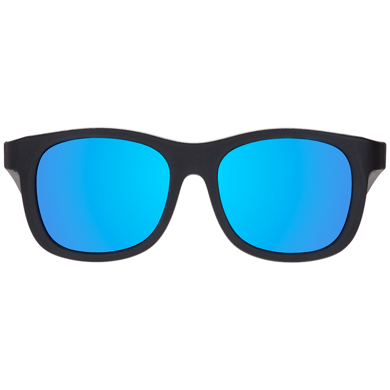 Jet Black Polarized Navigator | Cobalt Mirrored Lens