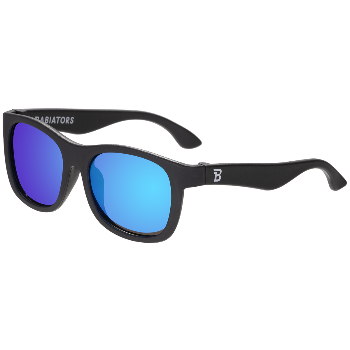 Jet Black Polarized Navigator | Cobalt Mirrored Lens