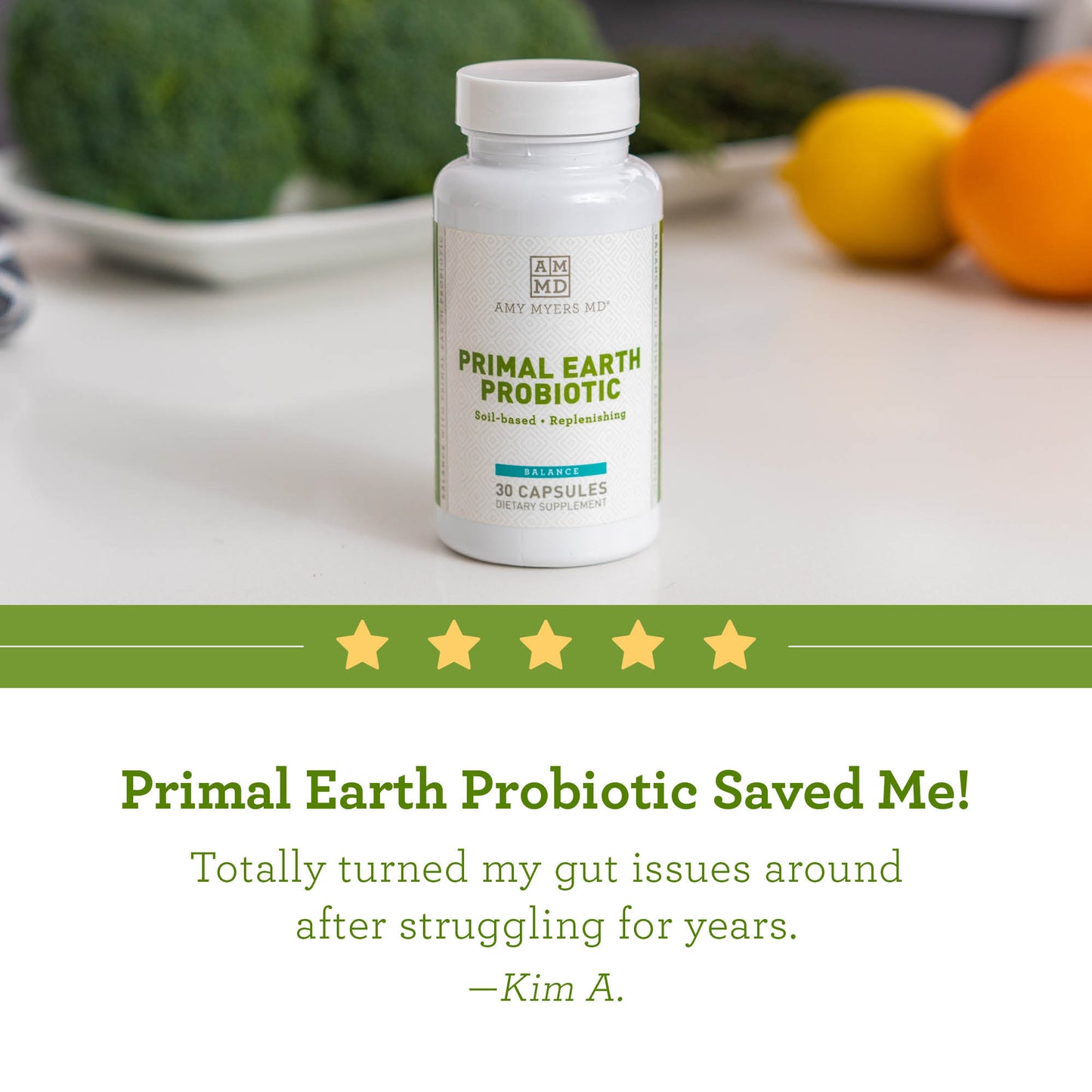 Primal Earth Probiotic by Amy Myers MD