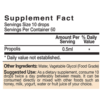 Propolis Water Soluble Extract (Alcohol-Free)