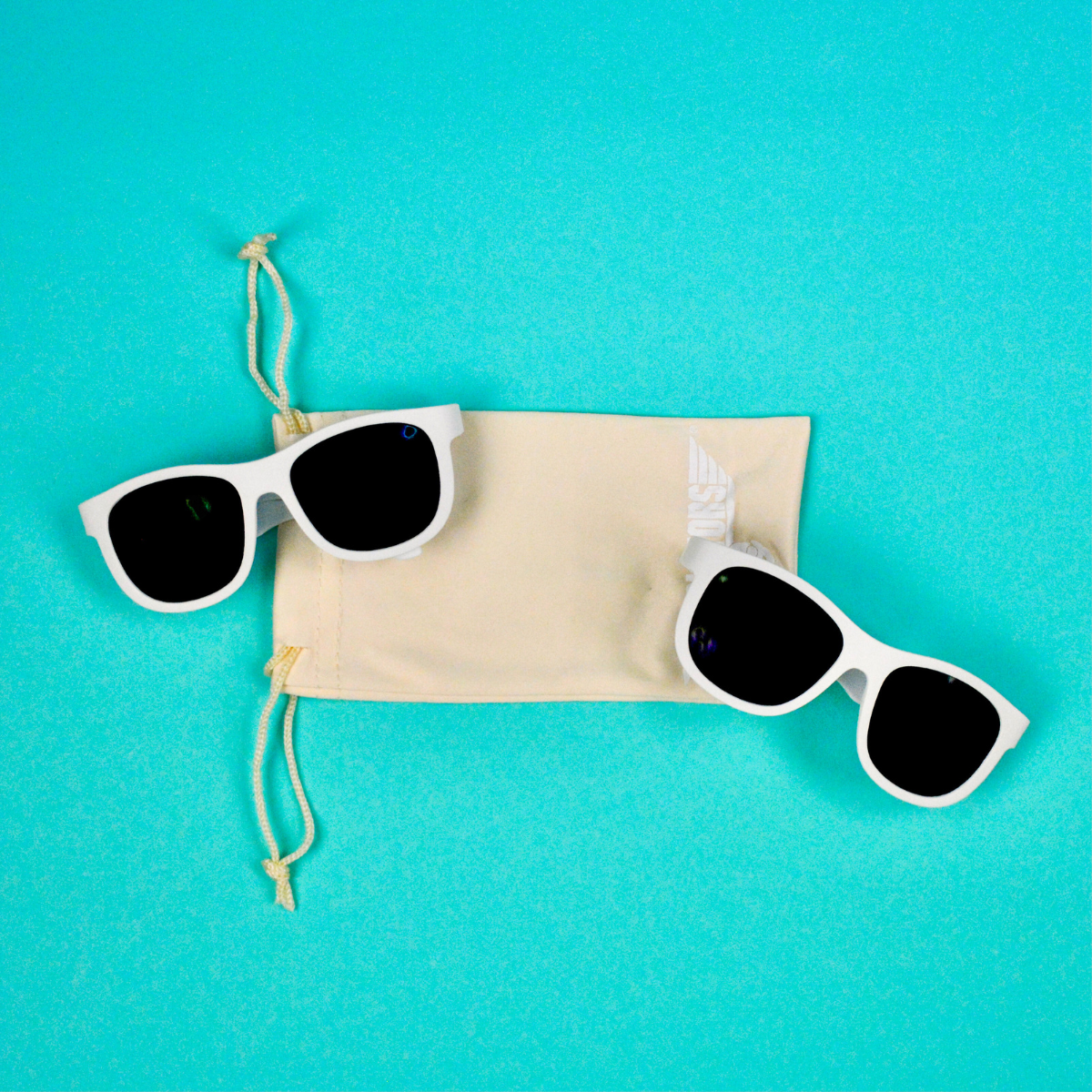 Beige Sunglasses Bag