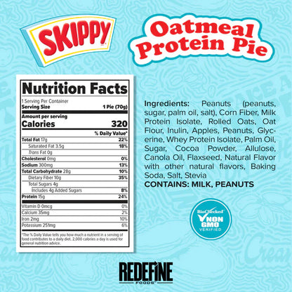 Redefine x Skippy® Oatmeal Protein Pie