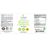 Advanced Probiotic & Prebiotic | Low FODMAP Daily Gut Health & Microbiome Balance