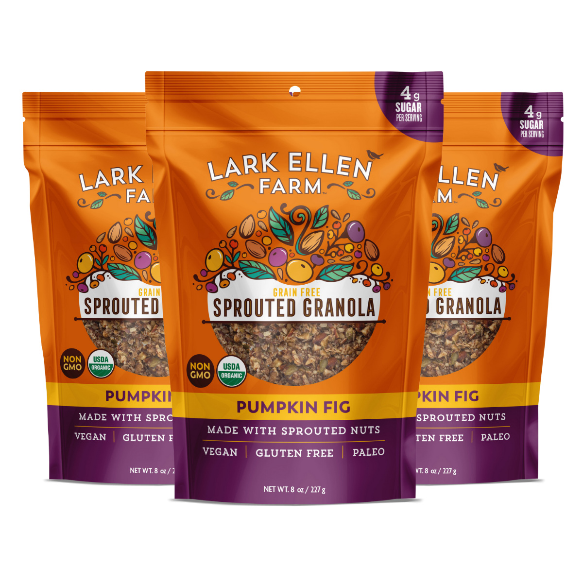Pumpkin Fig Organic Sprouted Granola