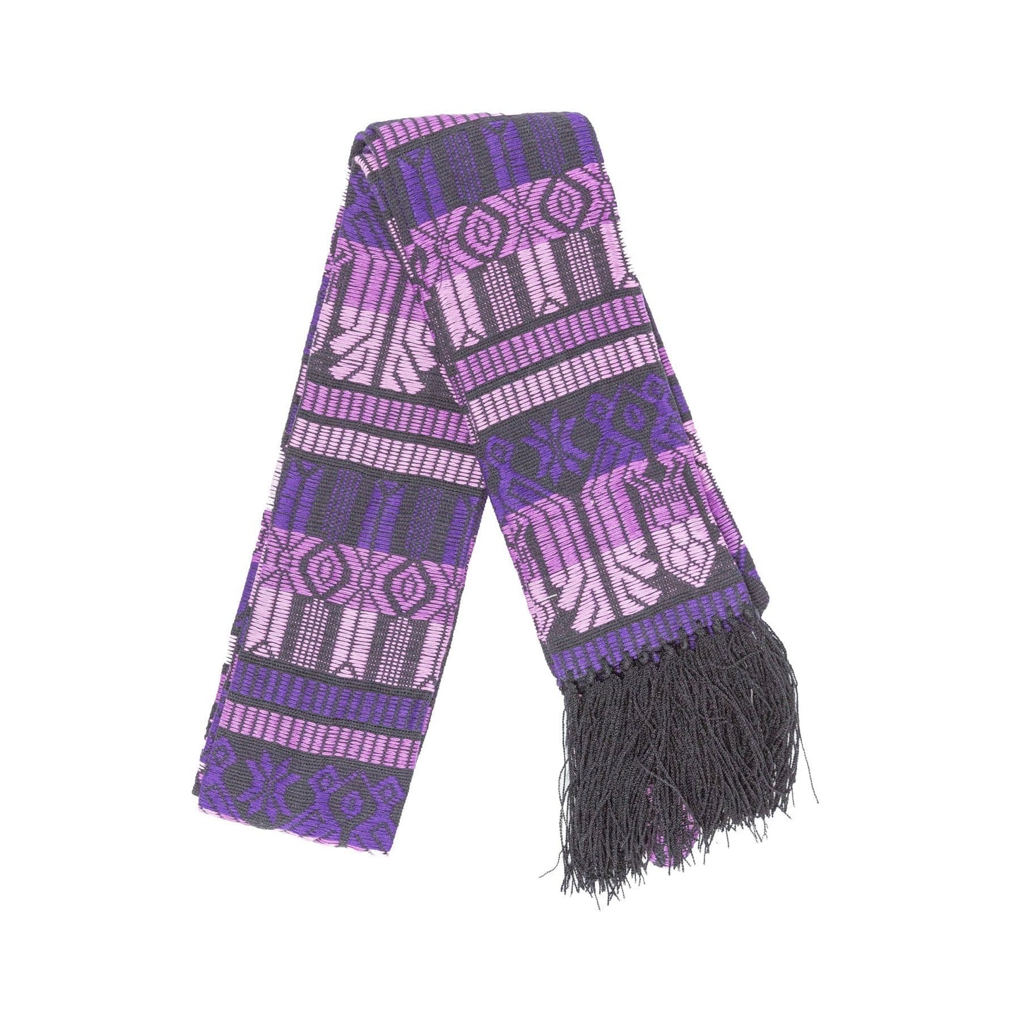 Purple Brocaded Stole by Upavim Crafts