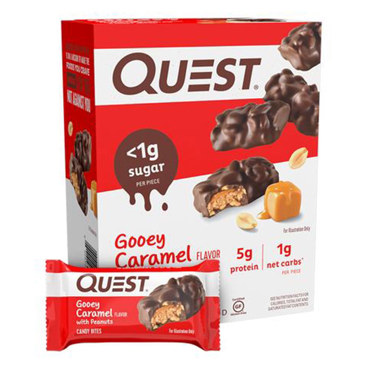 Quest Gooey Caramel Candy Bites