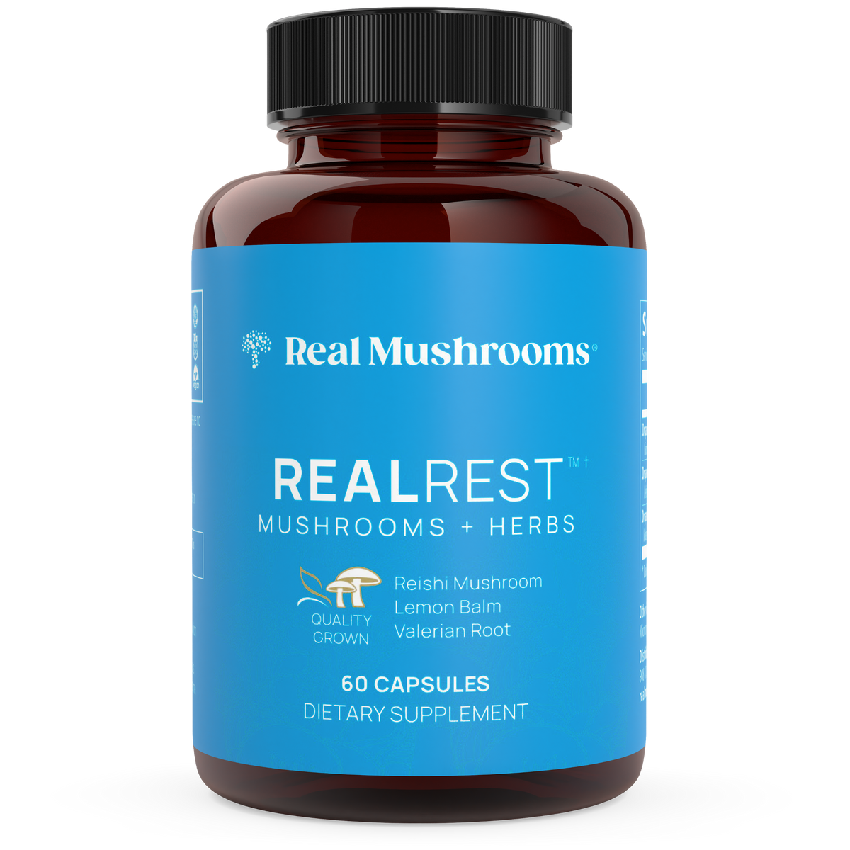 RealRest - Reishi, Valerian and Lemon Balm by Real Mushrooms