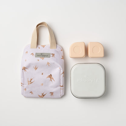 Ready Go! Bento Mealtote & GrowBento Set - Golden Swallow by Miniware