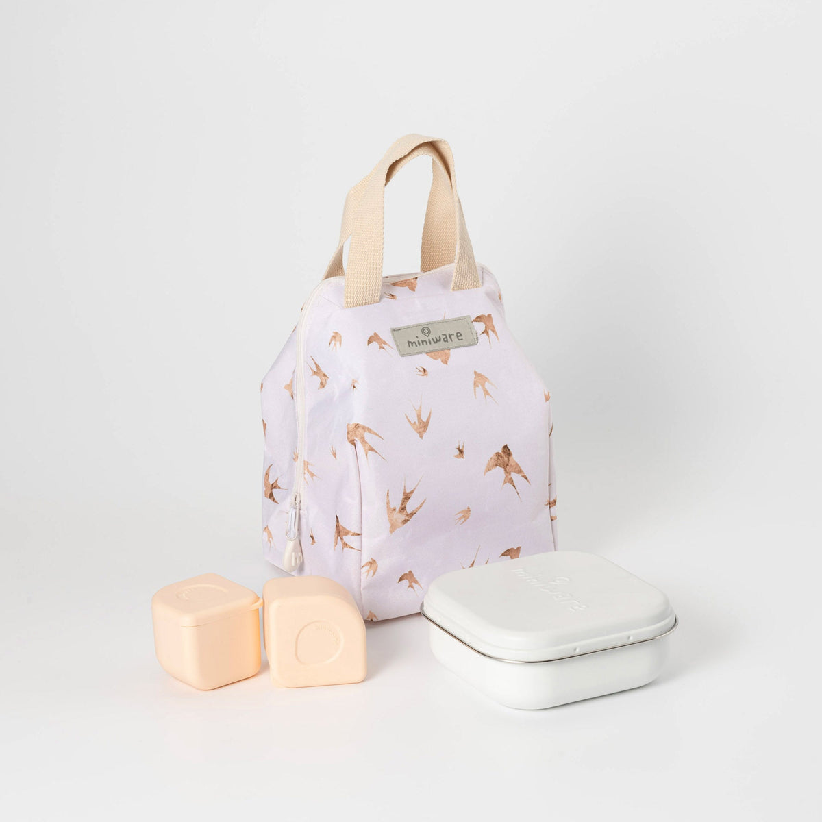 Ready Go! Bento Mealtote & GrowBento Set - Golden Swallow by Miniware