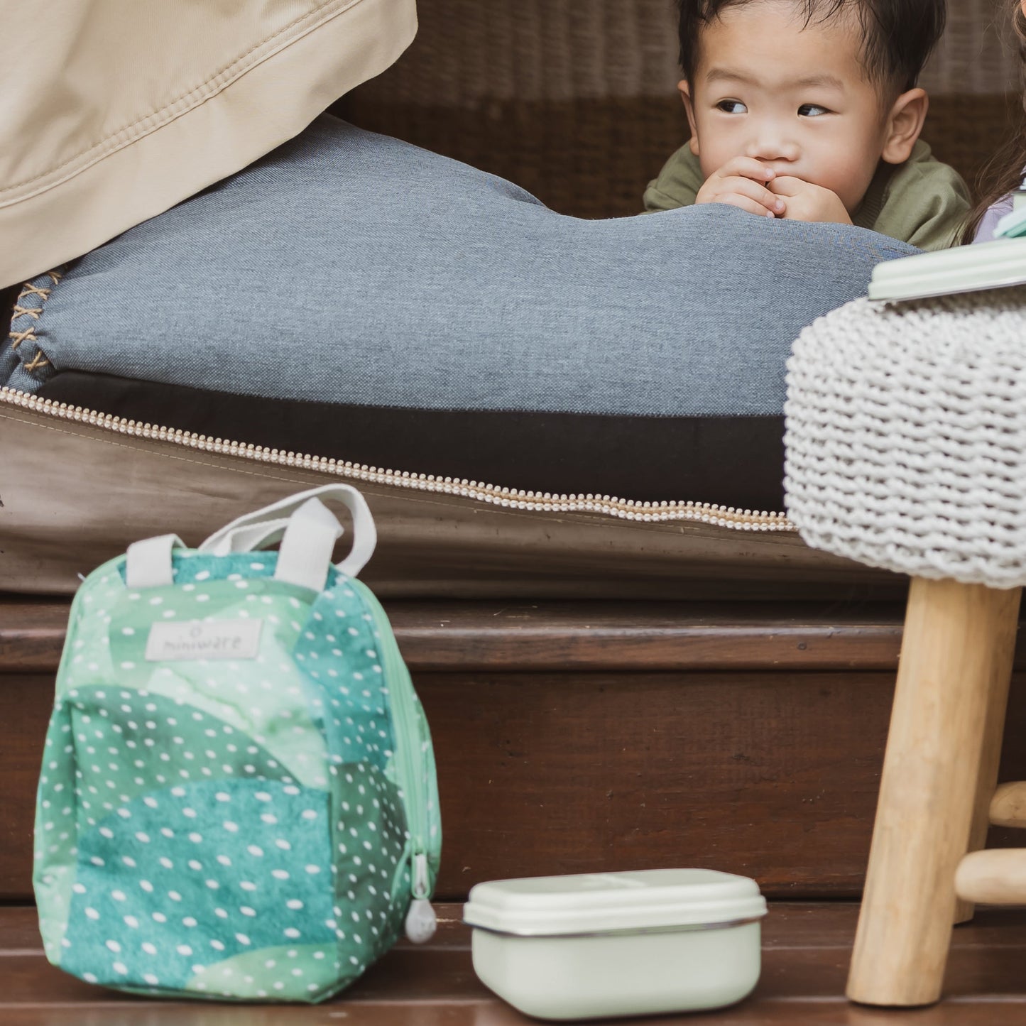 Ready Go! Bento Mealtote & GrowBento Set - Prickly Pear by Miniware