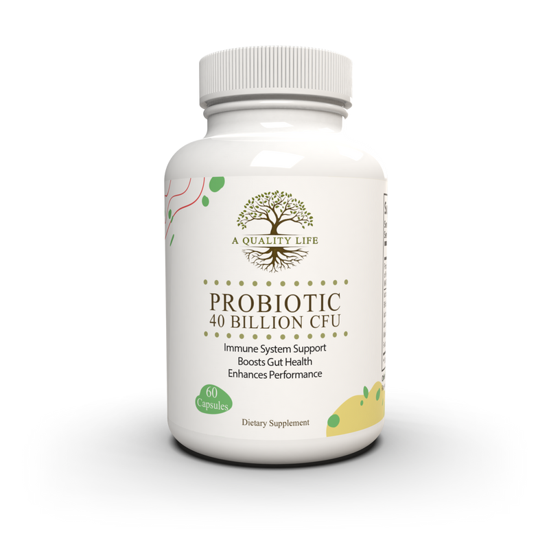 Probiotic 40 Billion CFU by A Quality Life Nutrition