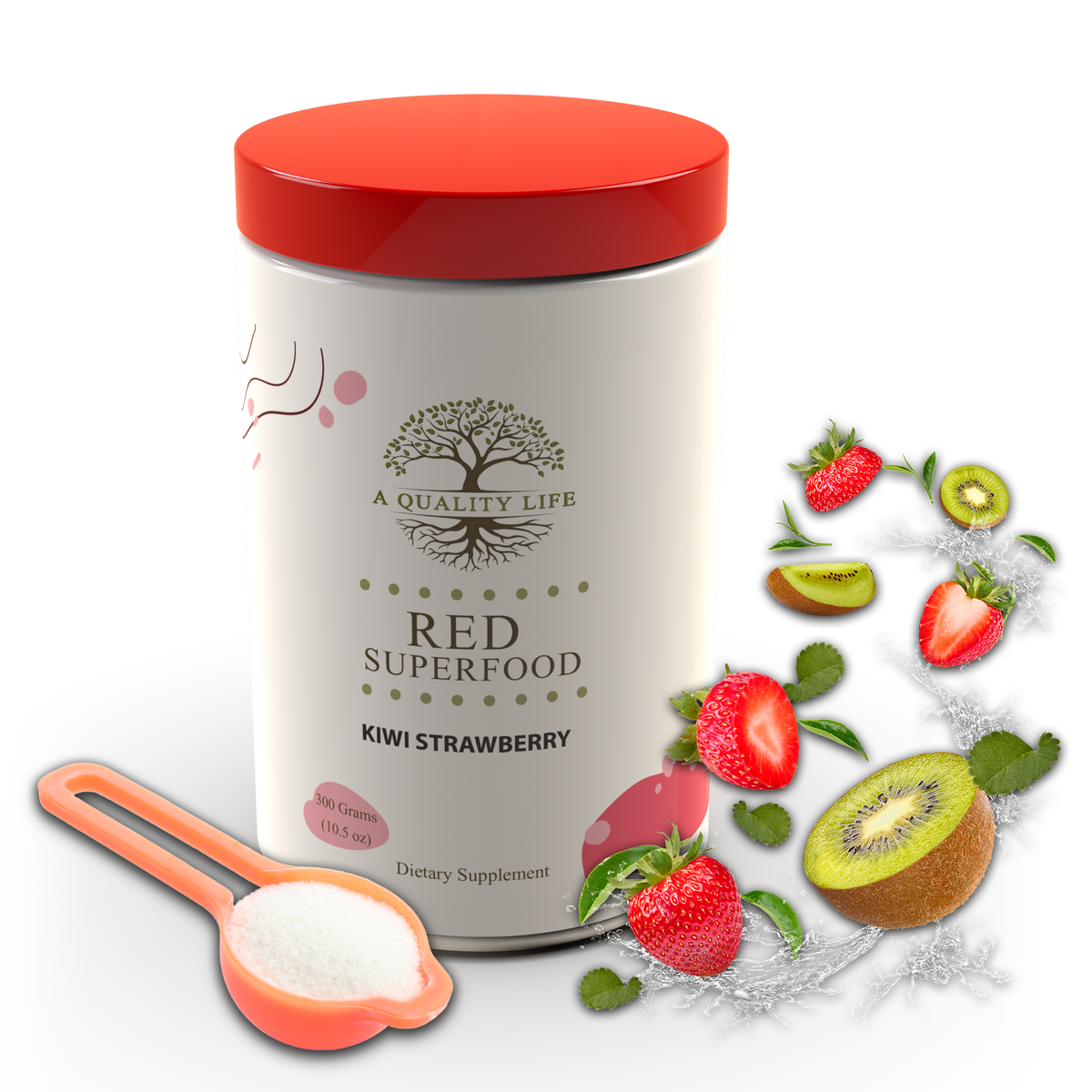 Red Superfood - Kiwi Strawberry by A Quality Life Nutrition