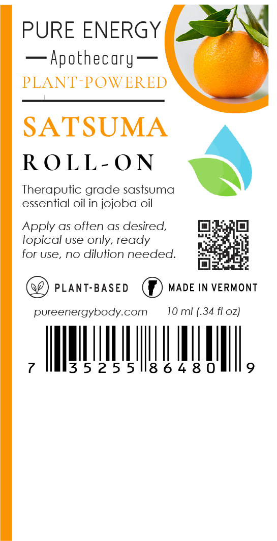 Aromatherapy Essential Oil Roll-On (Satsuma) by Pure Energy Apothecary