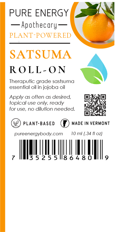 Aromatherapy Essential Oil Roll-On (Satsuma) by Pure Energy Apothecary