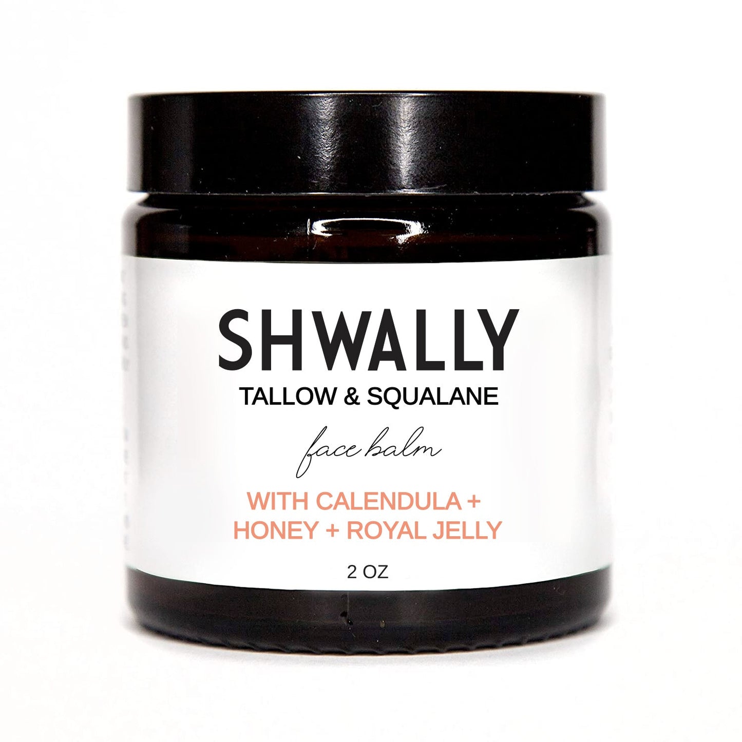 Shwally Tallow, Honey & Royal Jelly Deluxe Face Balm 2OZ by Shwally - For Home and Play