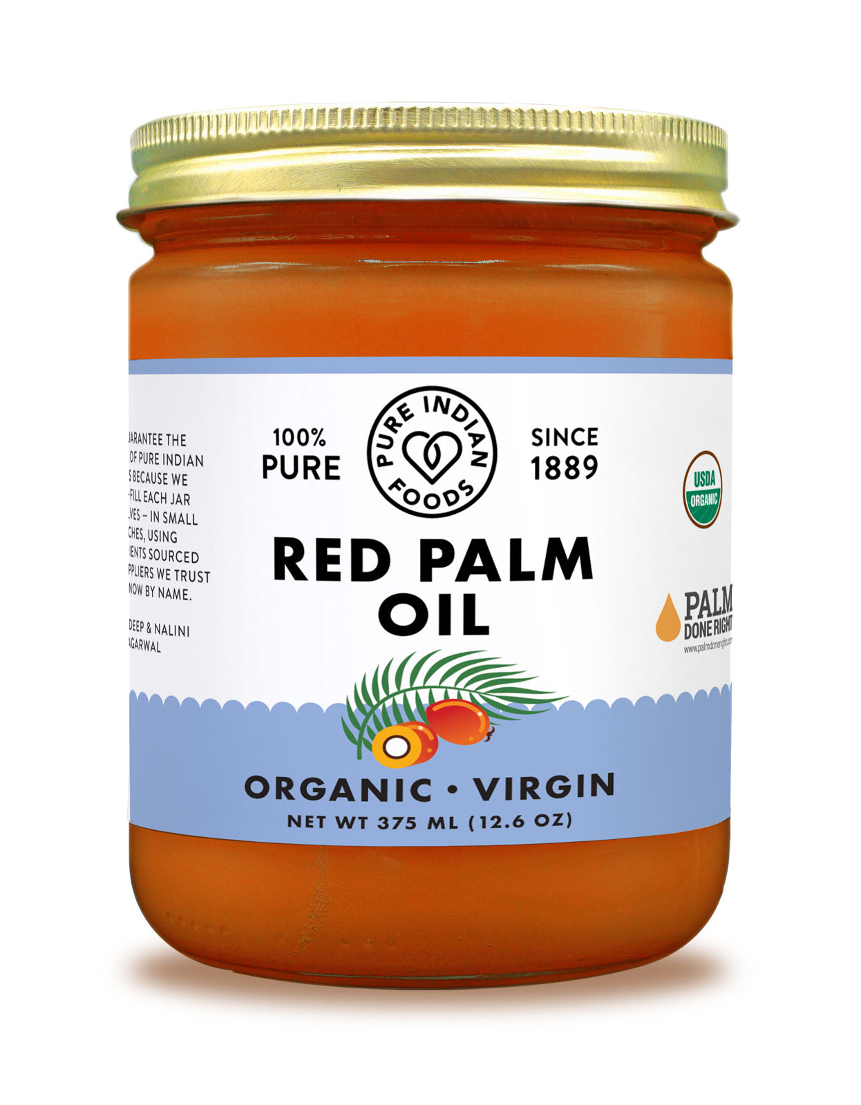 Red Palm Oil, Certified Organic - 12.6 oz