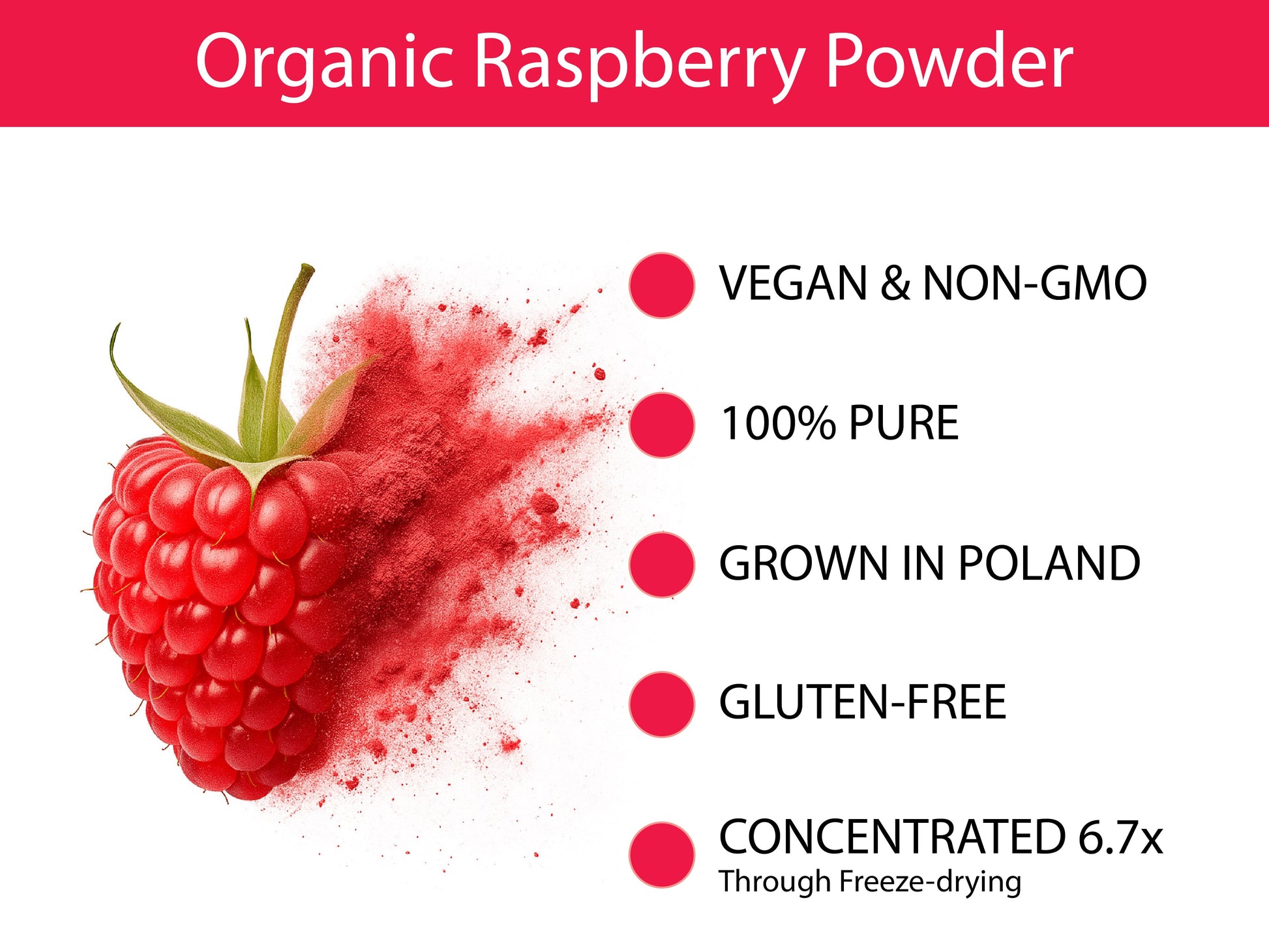 Organic Raspberry Powder