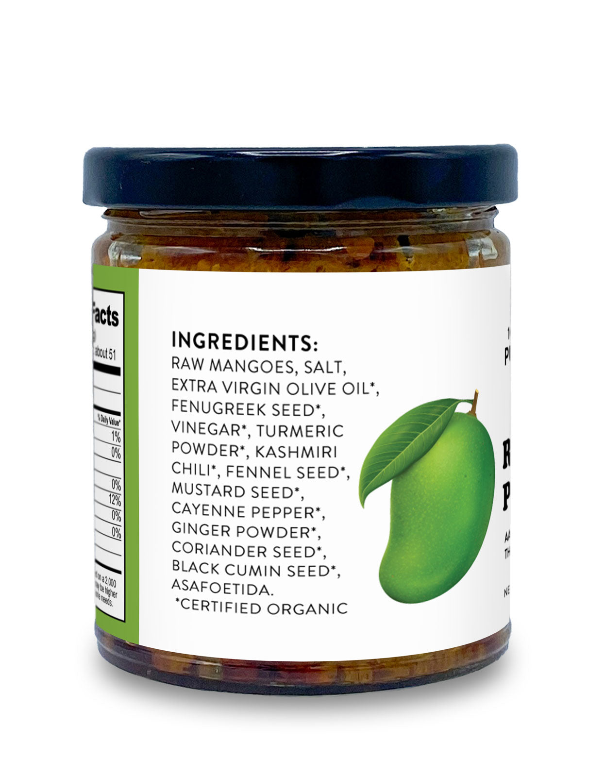 Indian Raw Mango Pickle - Limited Edition Seasonal Item - 9 oz