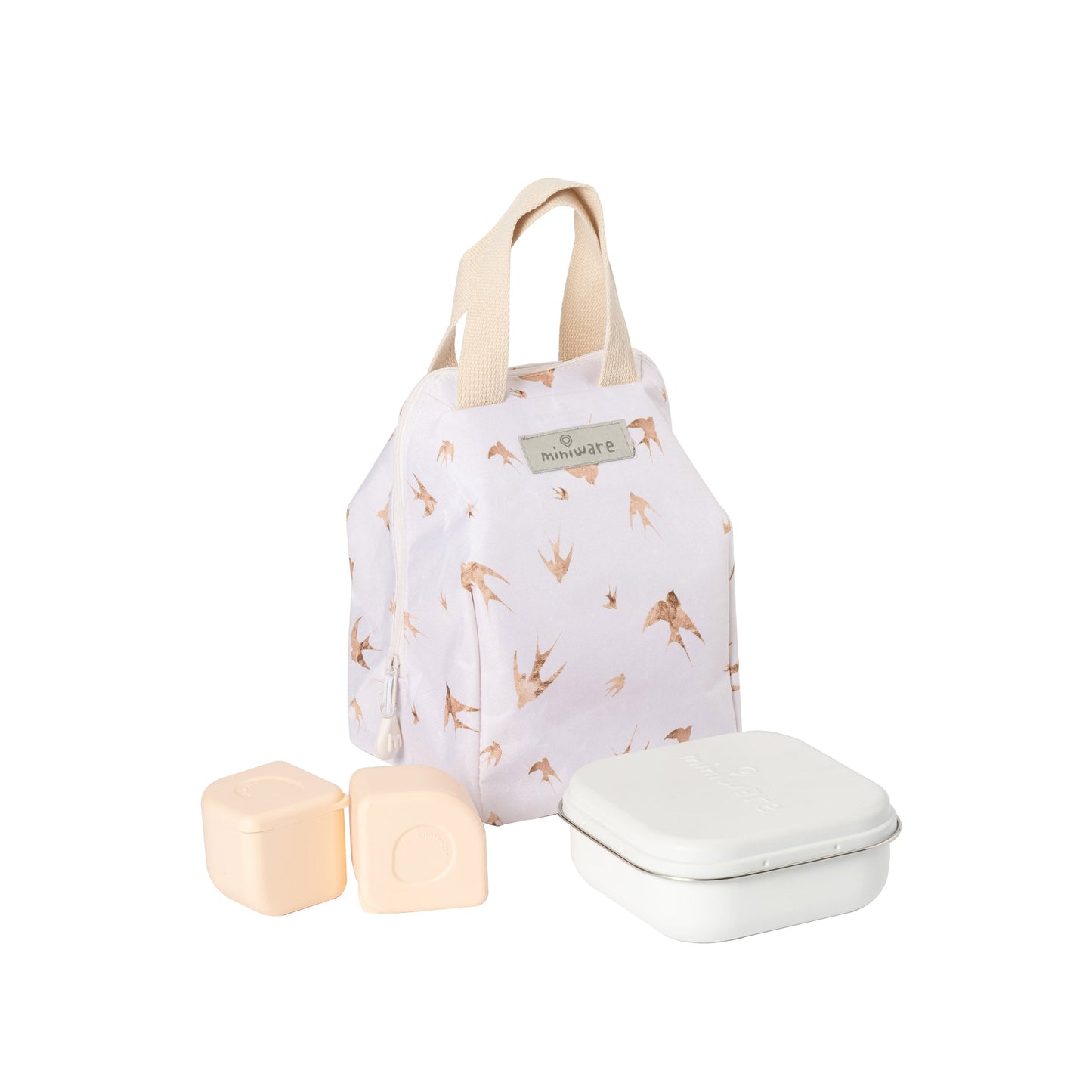 Ready Go! Bento Mealtote & GrowBento Set - Golden Swallow by Miniware