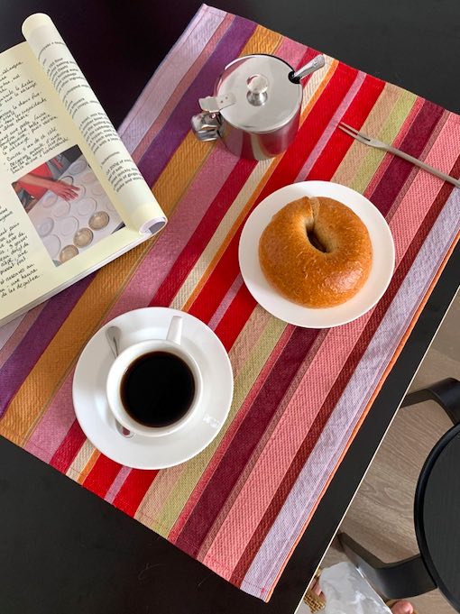 Retro Stripe Placemat Set of 4 Pcs for Table Setting