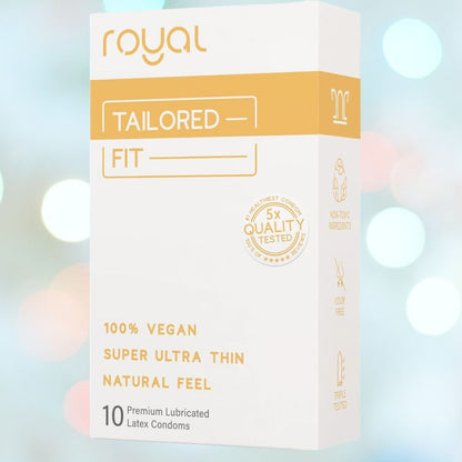 Royal Tailored Fit Ultra Thin Vegan Condoms