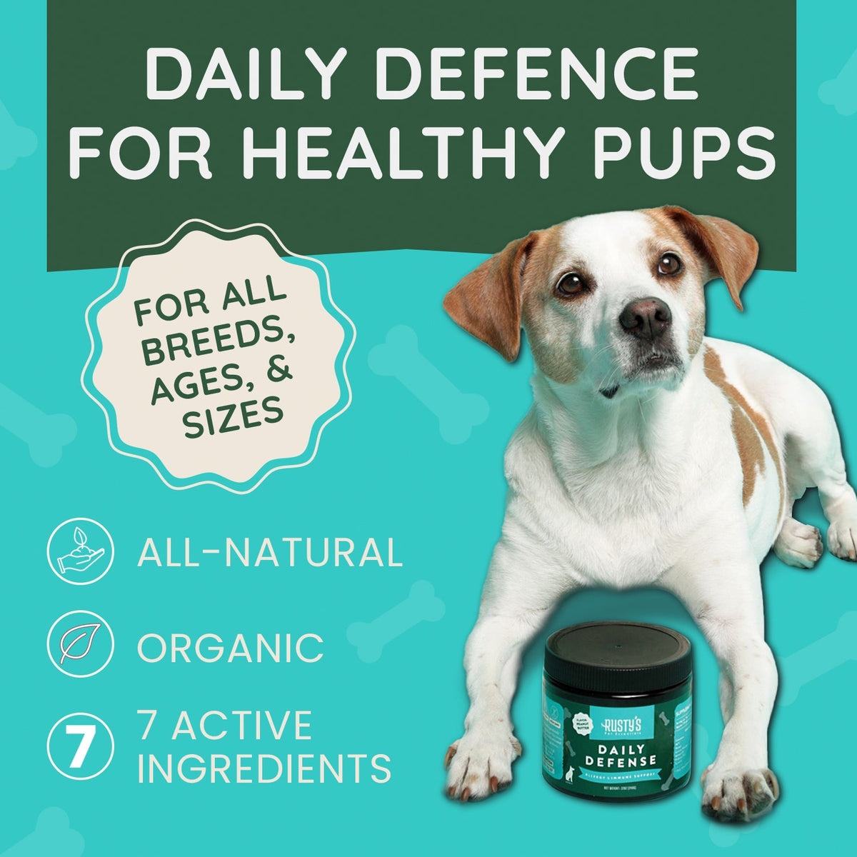 Daily Defense - Allergy & Immune Support by Rusty's Pet Essentials