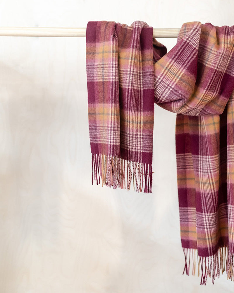 Lambswool Scarf - Heritage Check by United By Blue