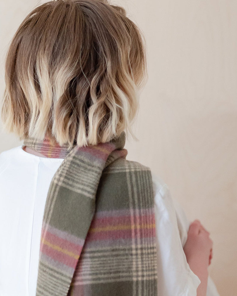 Lambswool Scarf - Heritage Check by United By Blue