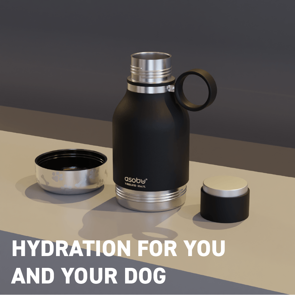 Black Dog Bowl Bottle by ASOBU®