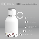 White Dog Bowl Bottle by ASOBU®