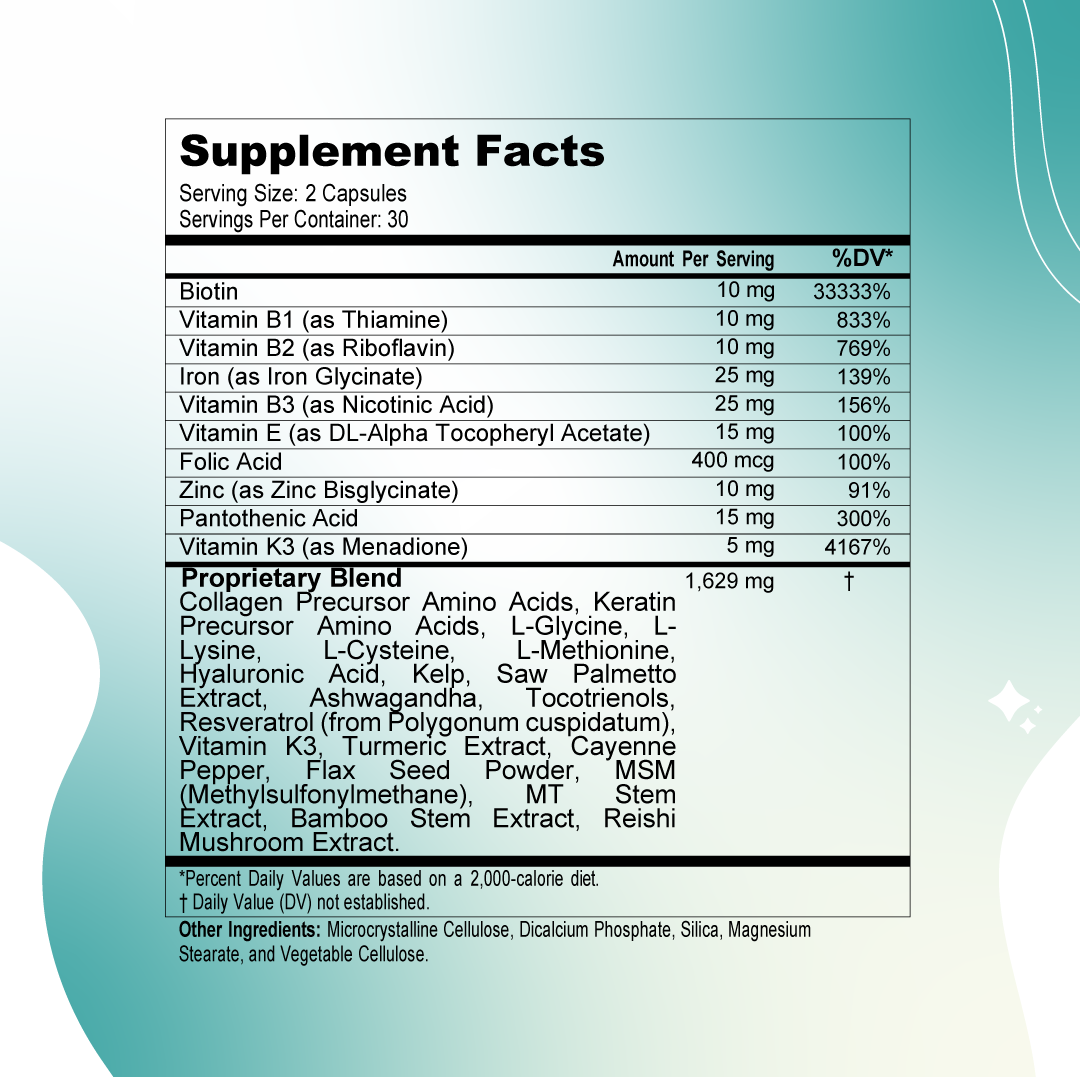 Hair Loss by Vida Supplement