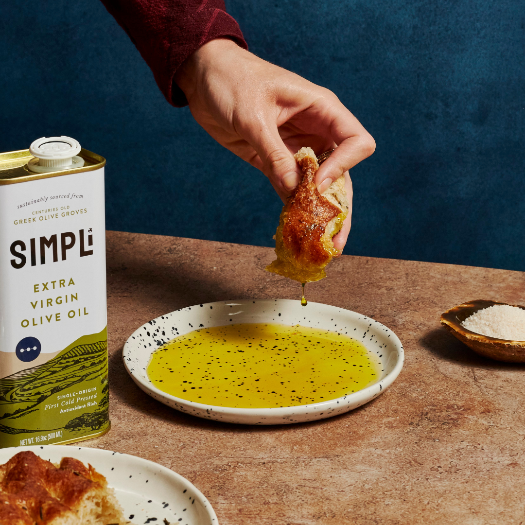 SIMPLi Oil Set: 100% Greek Extra Virgin Olive Oil + Olive Oil Blend