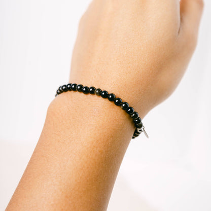 Golden Obsidian Energy Bracelet by Tiny Rituals