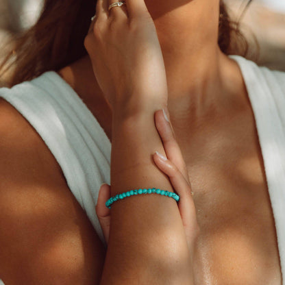 Turquoise Howlite Energy Bracelet by Tiny Rituals