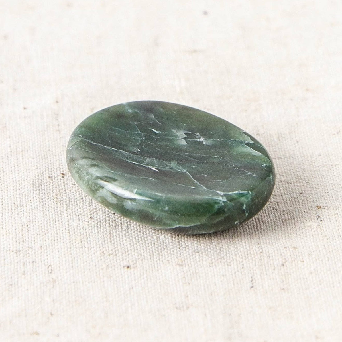 Green Jade Worry Stone by Tiny Rituals