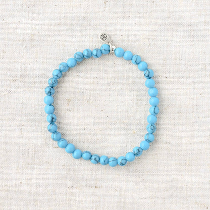 Turquoise Howlite Energy Bracelet by Tiny Rituals