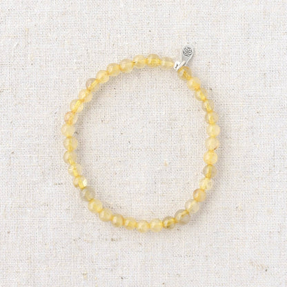 Yellow Rutilated Quartz Energy Bracelet by Tiny Rituals