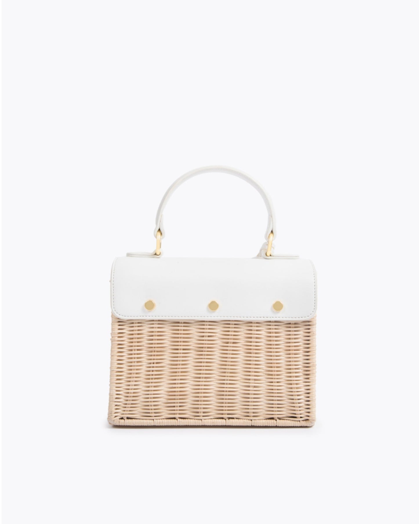 THE WICKER MINI - WHITE WICKER