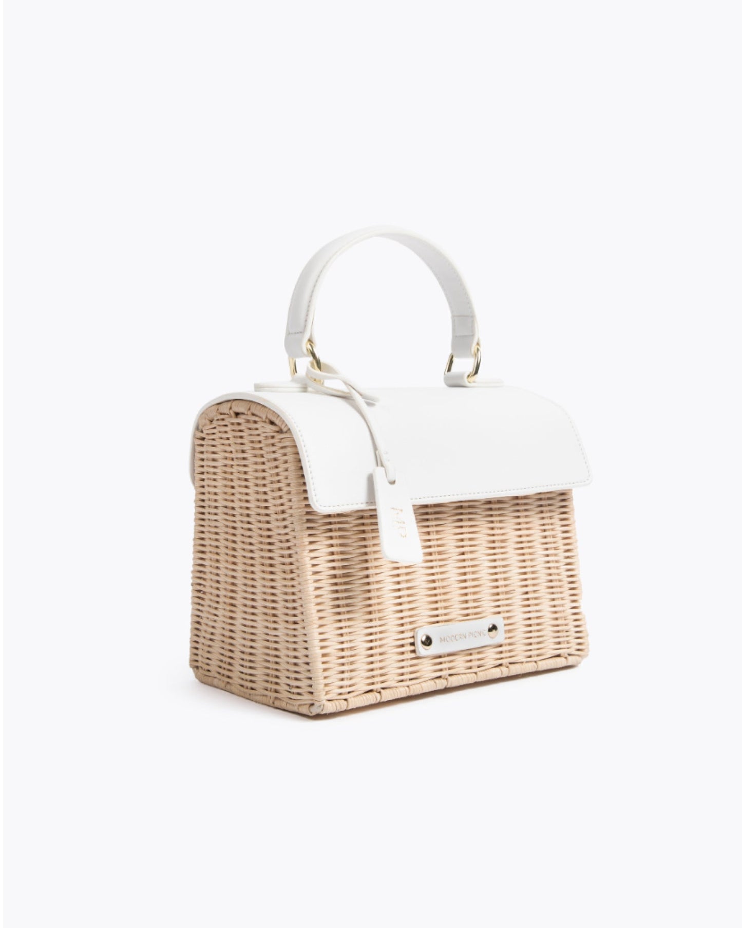 THE WICKER MINI - WHITE WICKER