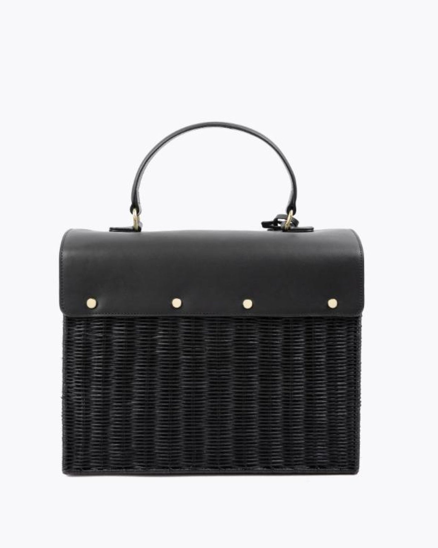 THE LARGE LUNCHER - BLACK WICKER