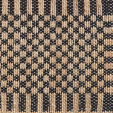 Check Jute Floor Mat by POKOLOKO