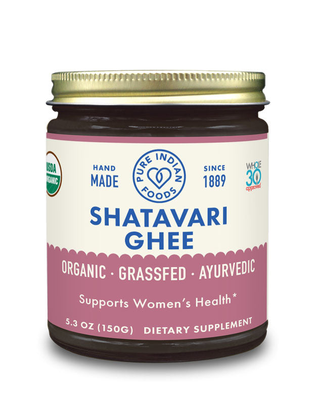 Shatavari Ghee 5.3 oz, Certified Organic