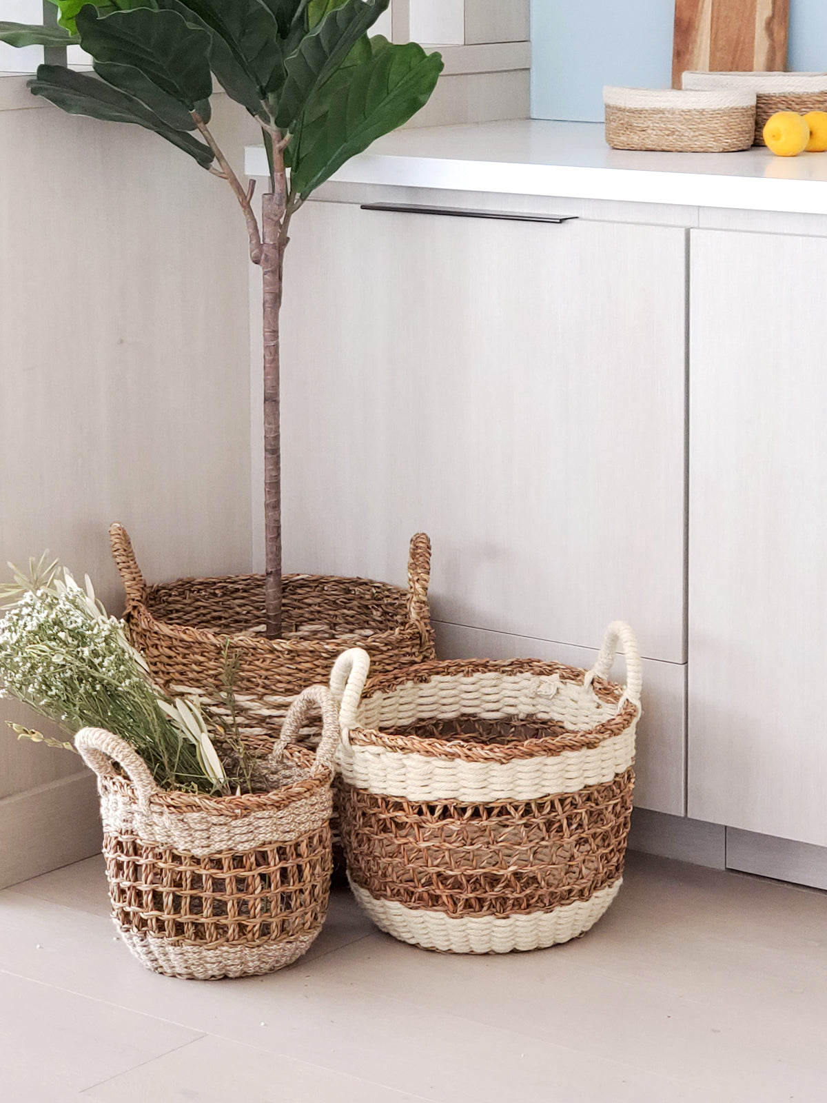 Ula Mesh Basket - Natural