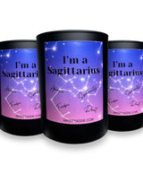 Sagittarius zodiac candle by Angsty Addie